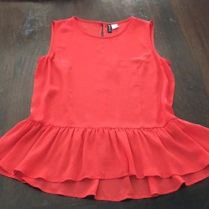 H&M peplum blouse